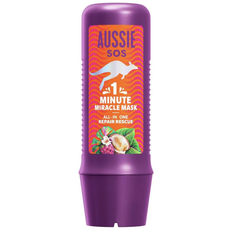 Aussie SOS 1 Minute Miracle Repair Rescue balzám pro intenzivní péči na poškozené vlasy