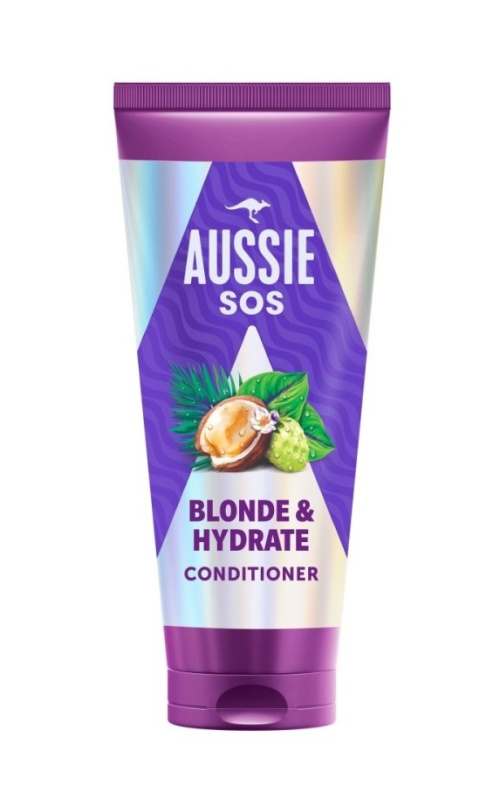 Aussie SOS Blonde & Hydrate hydratační kondicionér pro blond vlasy 200 ml