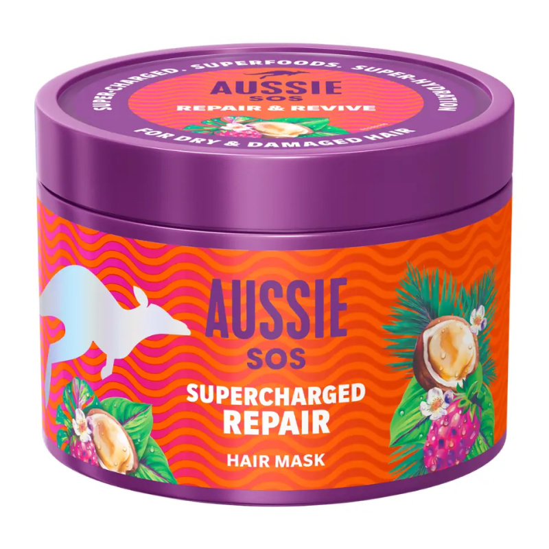 Aussie SOS Supercharged Repair maska na vlasy 500 ml