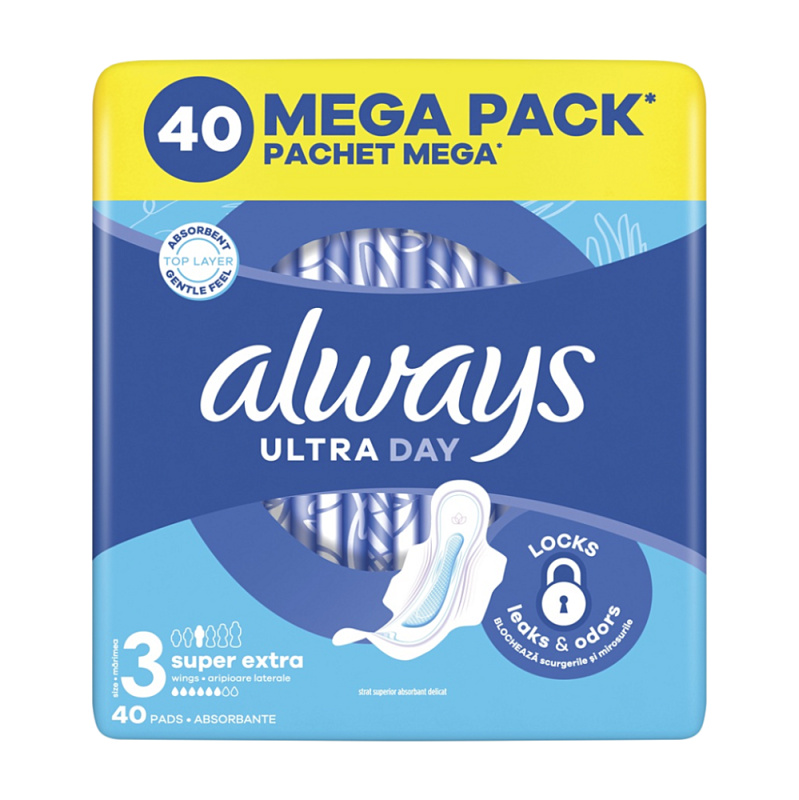 Always Ultra Day&Night hygienické vložky 40 ks