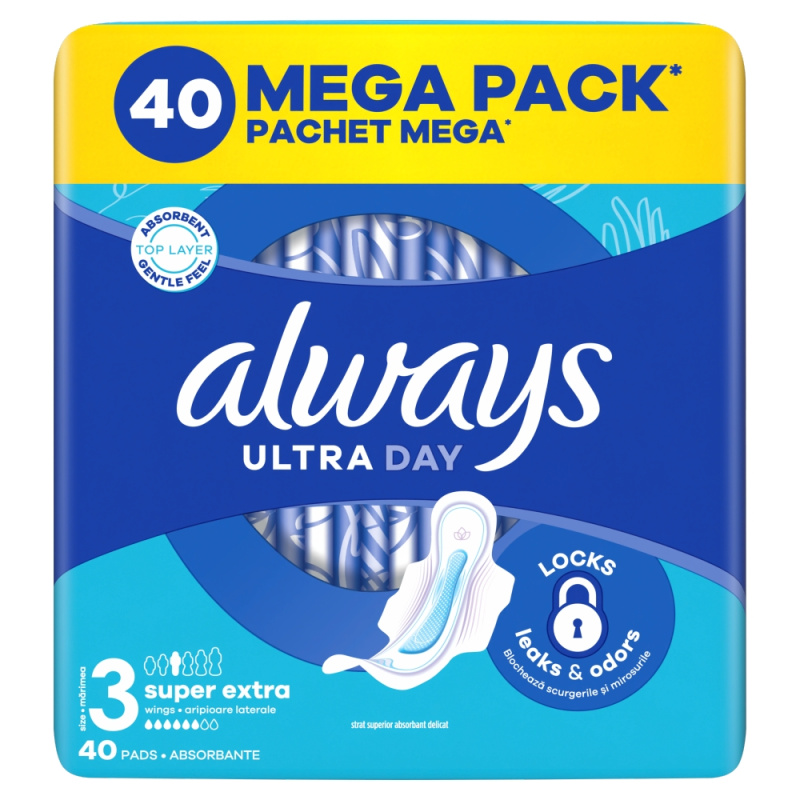 Always Ultra Day&Night hygienické vložky 40 ks