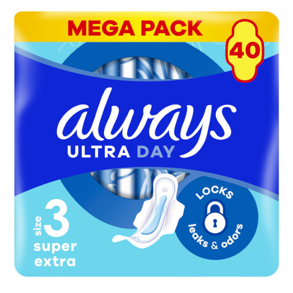 Always Ultra Day&Night hygienické vložky 40 ks