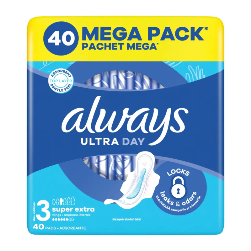 Always Ultra Day&Night hygienické vložky 40 ks
