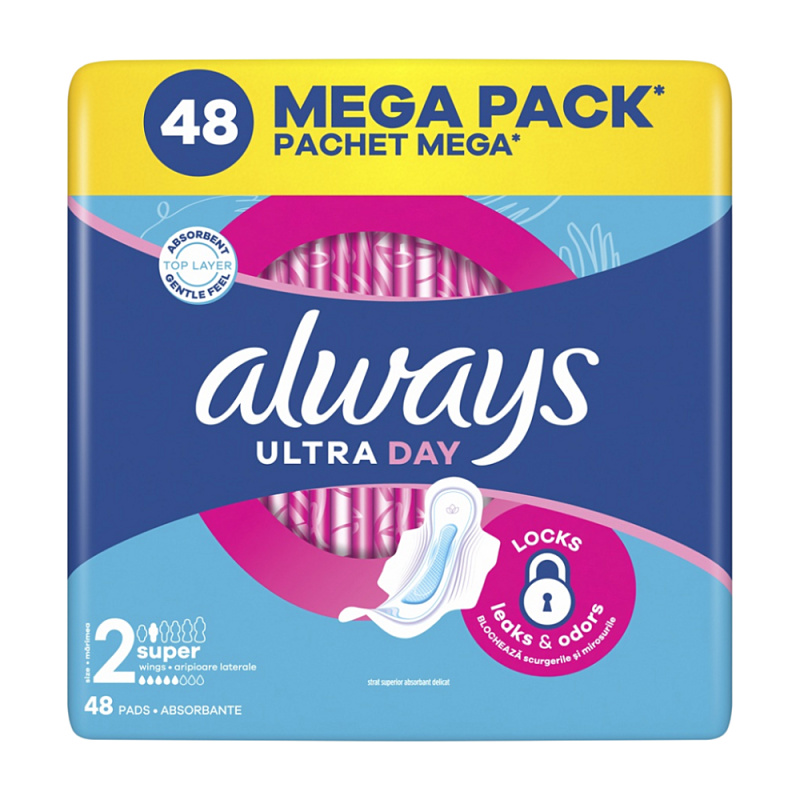 Always Ultra Day hygienické vložky 48 ks