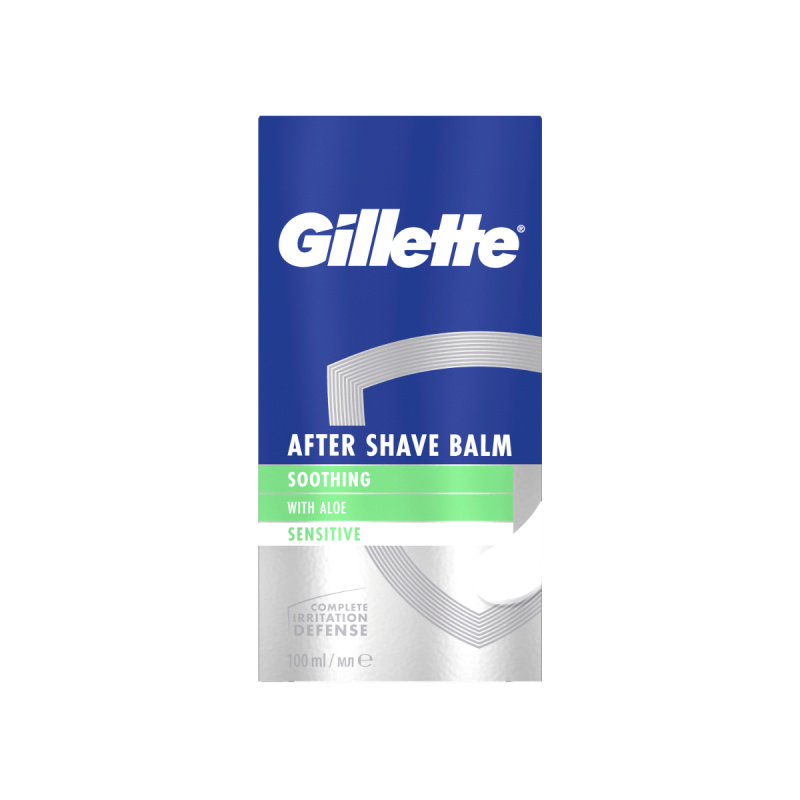 Gillette Sensitive krém po holení Aloe Vera 100 ml