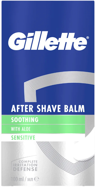 Gillette Sensitive krém po holení Aloe Vera 100 ml