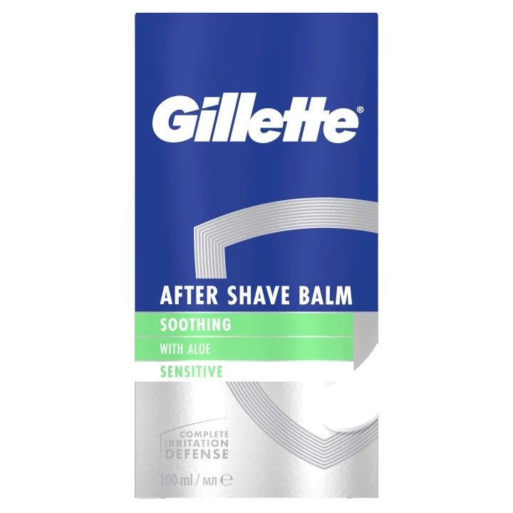 Gillette Sensitive krém po holení Aloe Vera 100 ml