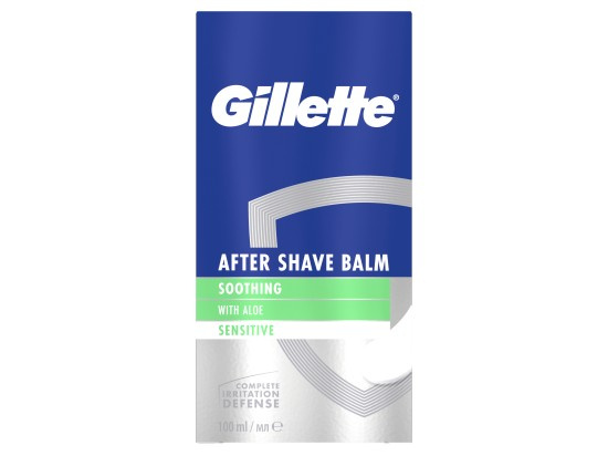 Gillette Sensitive krém po holení Aloe Vera 100 ml
