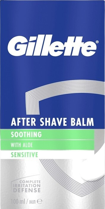 Gillette Sensitive krém po holení Aloe Vera 100 ml
