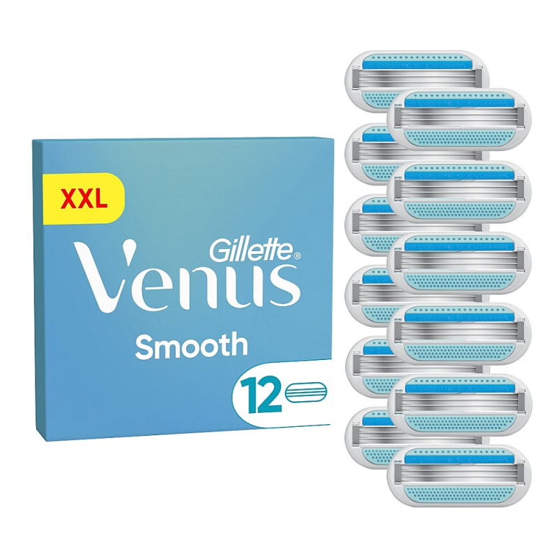 Gillette Venus Dámské holicí hlavice Smooth 12 ks