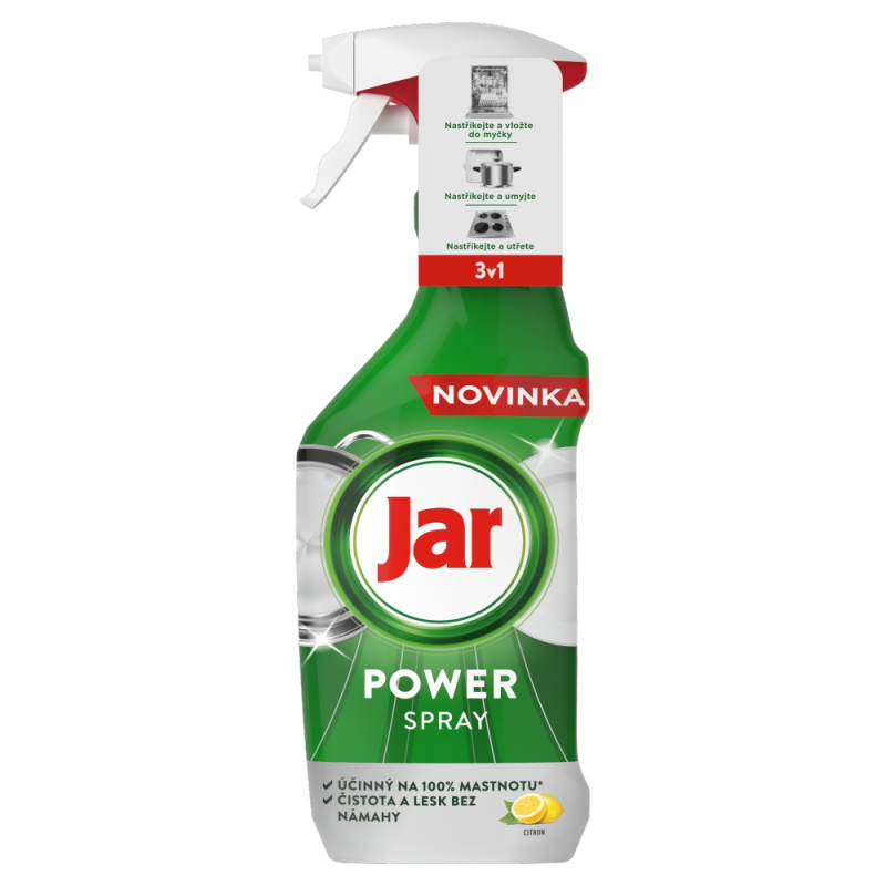 JAR Power Spray na nádobí 3v1 2 x 500 ml