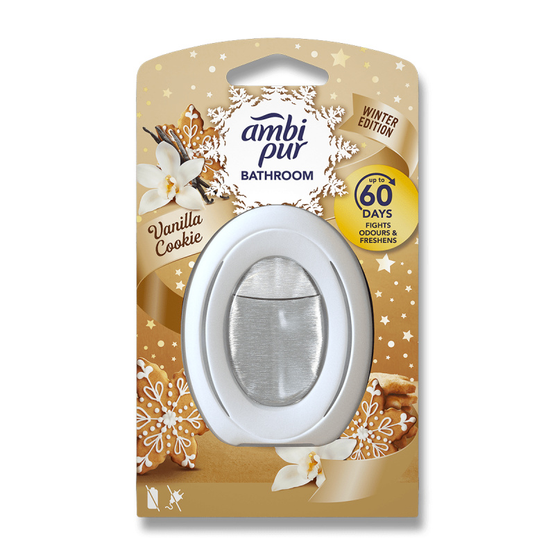 Ambi Pur Bathroom - osvěžovač vzduchu do koupelny - Vanilla, 8 ml