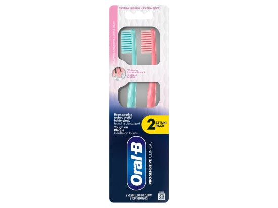 Oral B Pro-Sensitive Clinical zubní kartáček 2 ks
