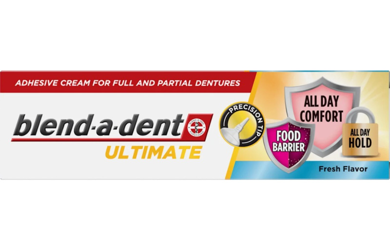 Blend-a-dent Ultimate Fresh fixační krém pro úplné a částečné zubní náhrady 40 ml