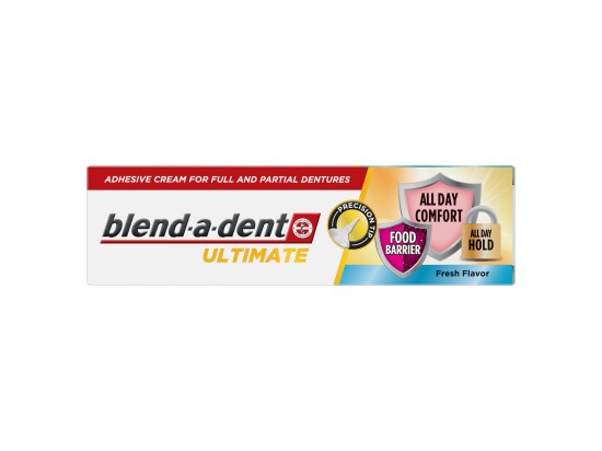 Blend-a-dent Ultimate Fresh fixační krém pro úplné a částečné zubní náhrady 40 ml