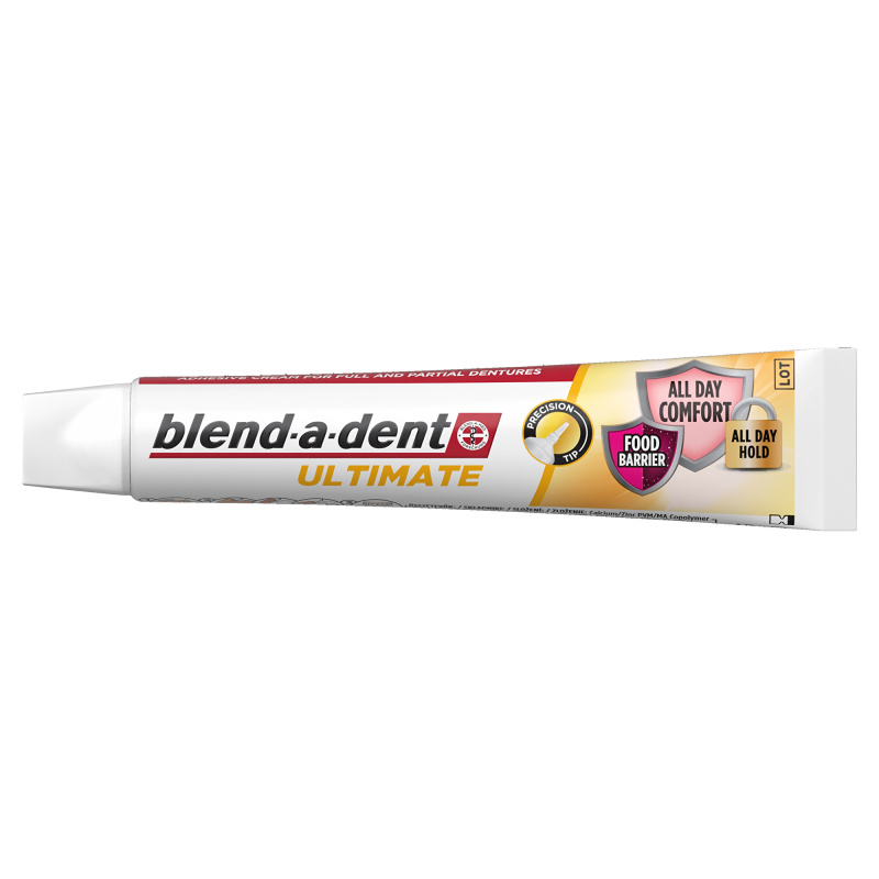 Blend-a-dent Ultimate Fresh fixační krém pro úplné a částečné zubní náhrady 40 ml