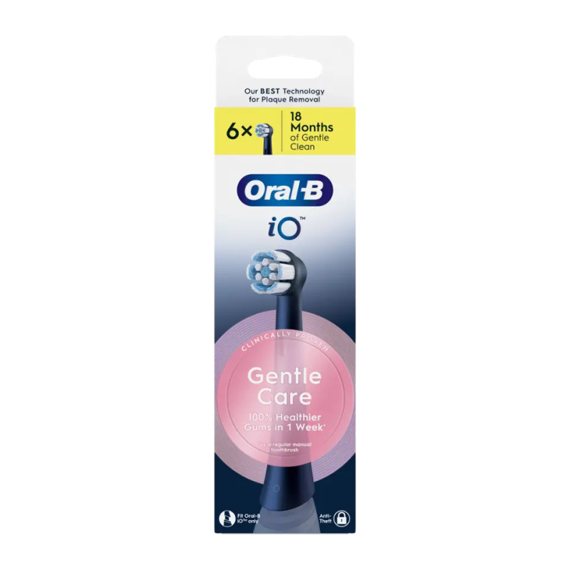 Oral-B Náhradní hlavice iO Gentle Care černé 6 ks