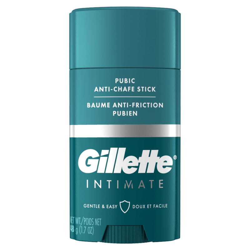Gillette Intimate Anti-Chafe Stick intimní balzám v tyčince proti svědění a tření v oblasti třísel 48 g