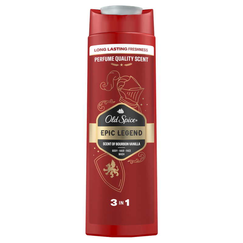 Old Spice Epic Legend sprchový gel na obličej, tělo a vlasy pro muže 400 ml