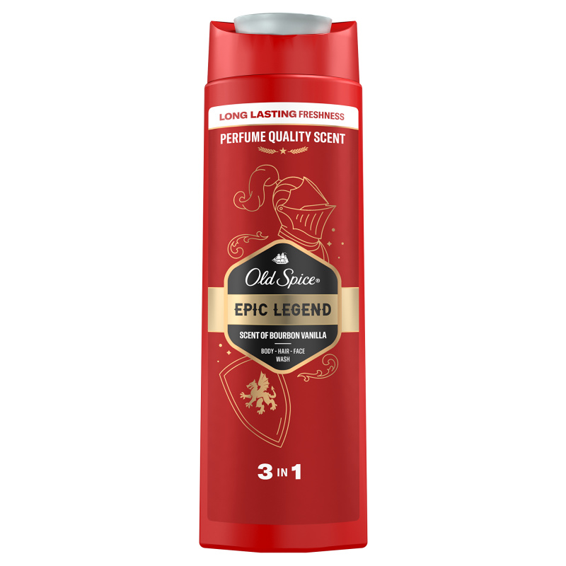 Old Spice Epic Legend sprchový gel na obličej, tělo a vlasy pro muže 400 ml