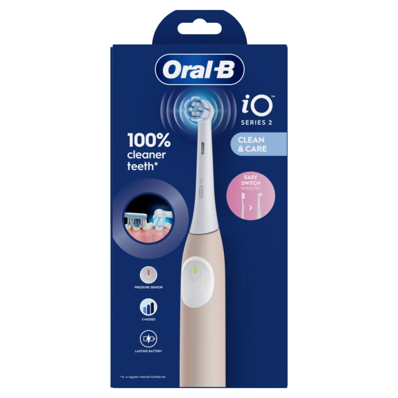 Oral B iO2 elektrický zubní kartáček Rose Gold 1 ks