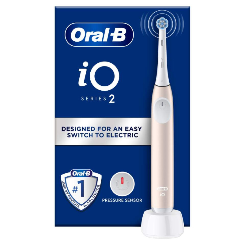 Oral B iO2 elektrický zubní kartáček Rose Gold 1 ks
