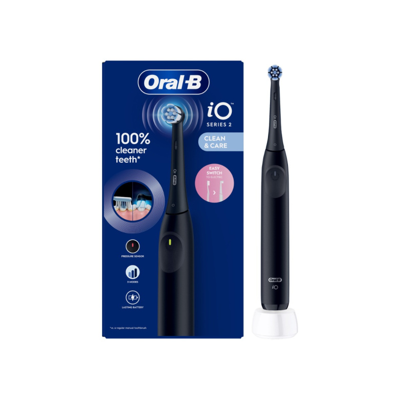 Oral B iO2 elektrický zubní kartáček Black 1 ks