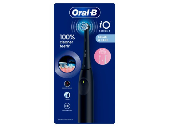 Oral B iO2 elektrický zubní kartáček Black 1 ks