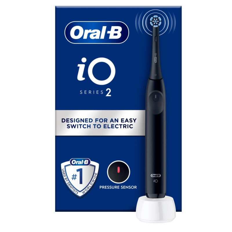 Oral B iO2 elektrický zubní kartáček Black 1 ks