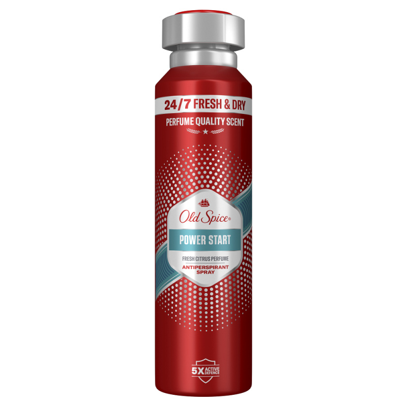 Old Spice Power Start antiperspirant ve spreji pro muže 150 ml