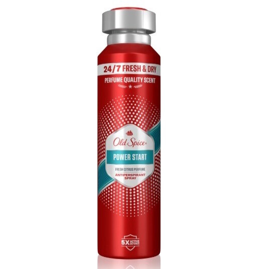 Old Spice Power Start antiperspirant ve spreji pro muže 150 ml