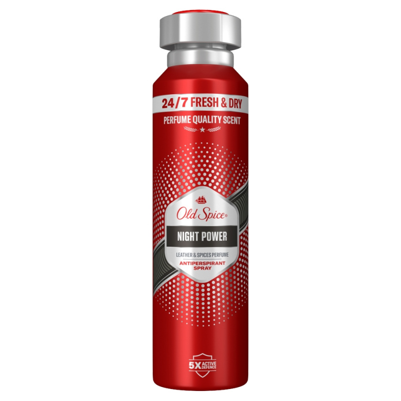 Old Spice Night Power antiperspirant ve spreji pro muže 150 ml