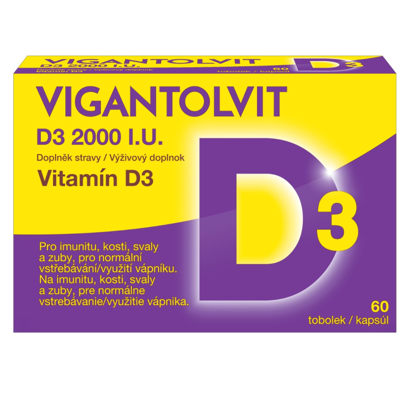 Vigantolvit D3 2000 I.U. 60 tobolek