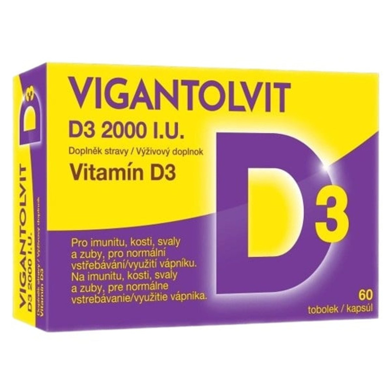 Vigantolvit D3 2000 I.U. 60 tobolek