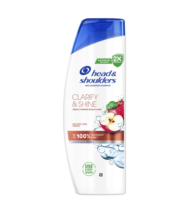 Head & Shoulders Clarify&Shine Apple Cider šampon proti lupům 400 ml