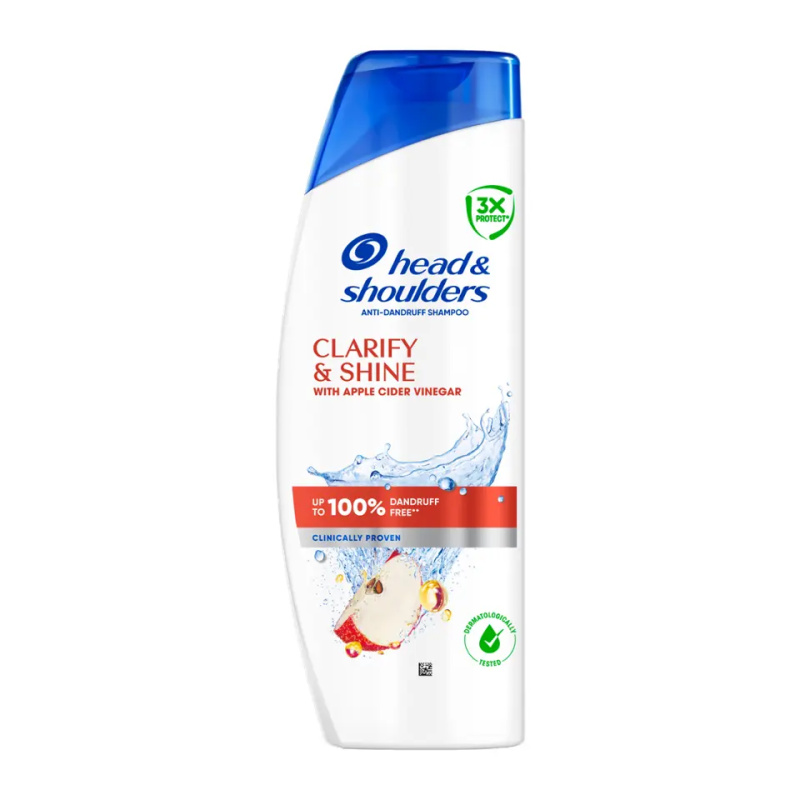 Head & Shoulders Clarify&Shine Apple Cider šampon proti lupům 400 ml