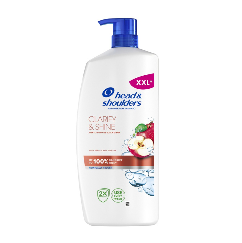 Head & Shoulders Clarify&Shine Apple Cider šampon proti lupům 800 ml