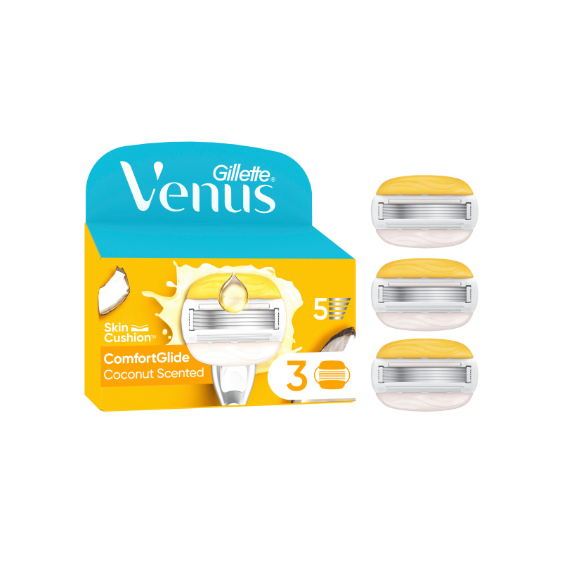 Gillette Venus ComfortGlide Olay Coconut náhradní břity 3 ks
