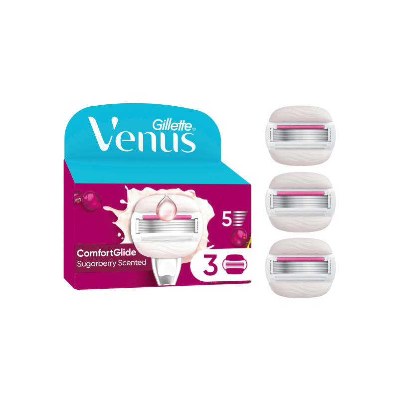 Gillette Venus Comfortglide Sugarberry Miami náhradní břity 3 ks