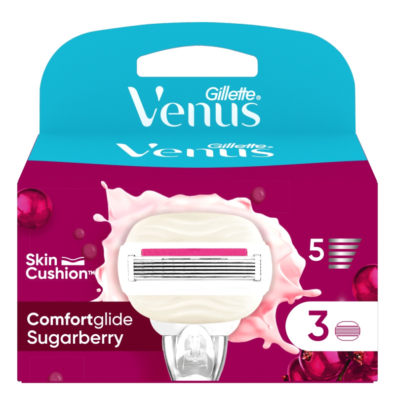 Gillette Venus Comfortglide Sugarberry Miami náhradní břity 3 ks