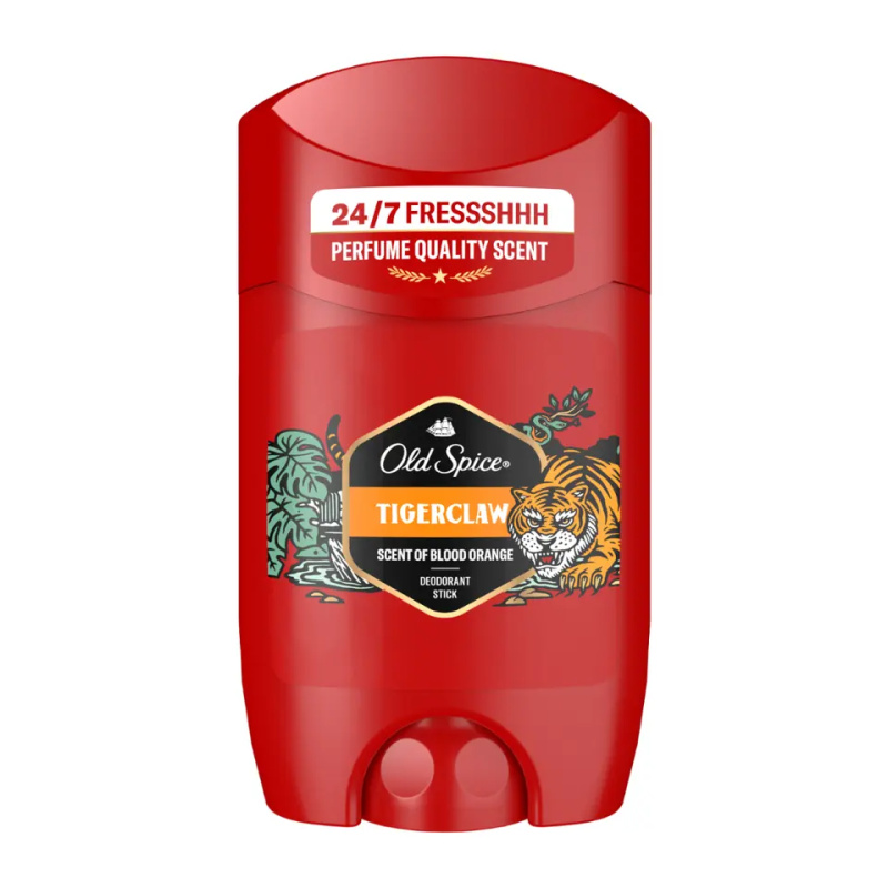 Old Spice Tigerclaw tuhý deodorant pro muže 65 ml
