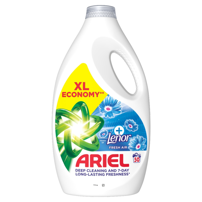 Ariel All in 1 Touch of Lenor Fresh Air - prací gel - 50 dávek