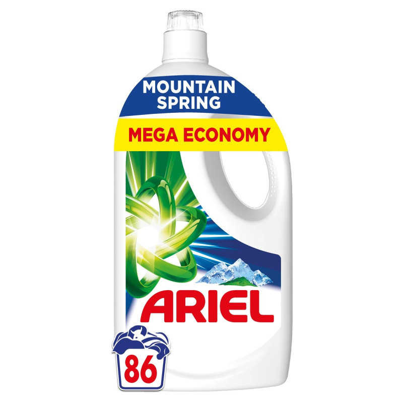 Ariel Mountain Spring prací gel (3,87 l)