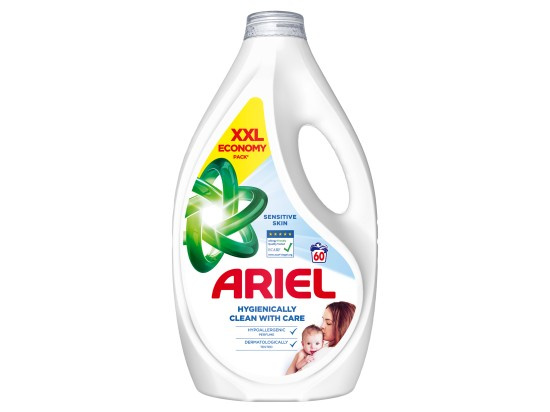 Ariel Sensitive prací gel 2,7 l 60 praní