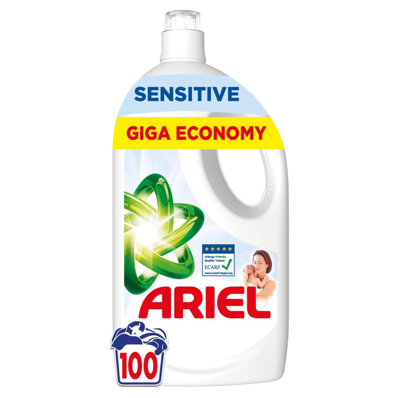 Ariel Sensitive prací gel (4,5 l)