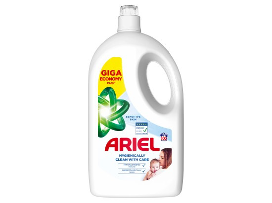 ARIEL Sensitive Tekutý prací gel 100 praní 4,5 l