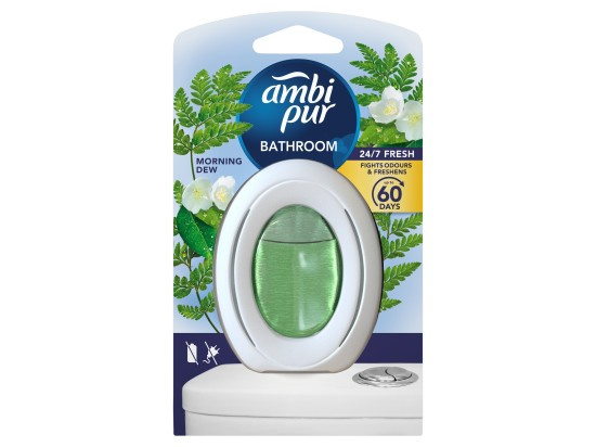 Ambi Pur Bathroom - osvěžovač vzduchu do koupelny - Morning Dew, 8 ml