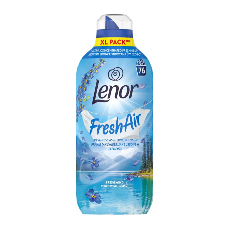 LENOR Fresh Air Wind Aviváž 76 praní 1064 ml