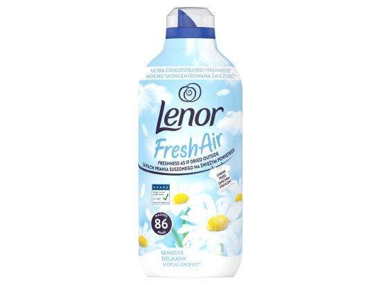LENOR Fresh Air Sensitive Aviváž 86 praní 1,204 l