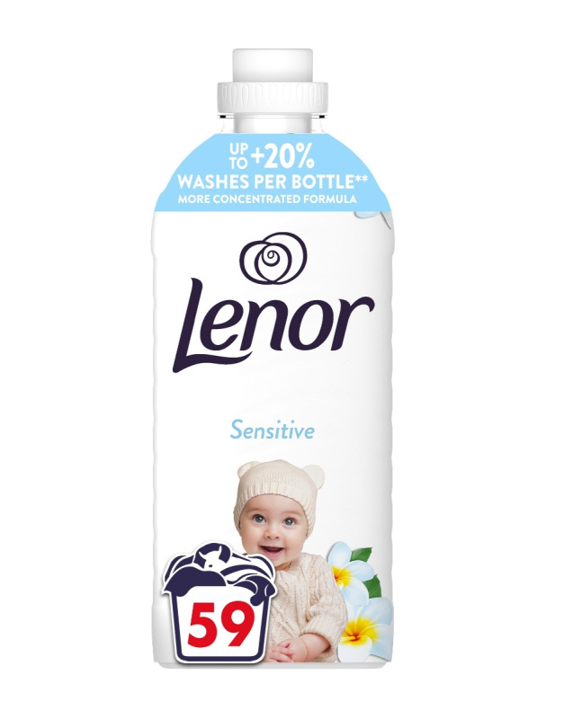 LENOR Sensitive Aviváž 59 praní 1,239 l